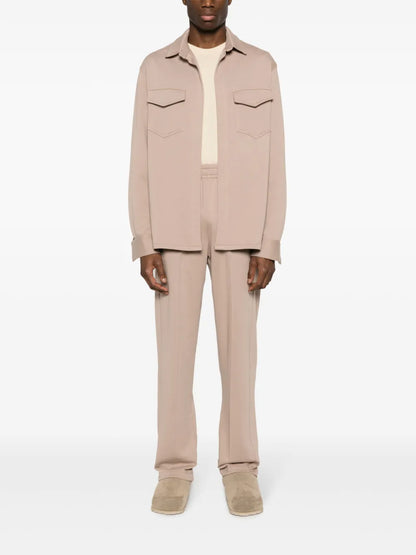 Organic-Cotton Track Pants