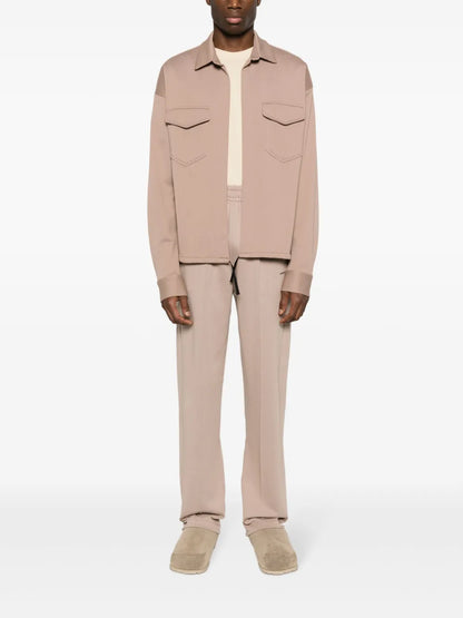 Open-Front Drop-Shoulder Jacket