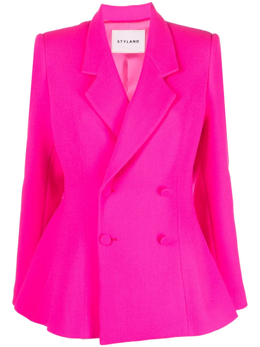 Double-Breasted Wool Blazer