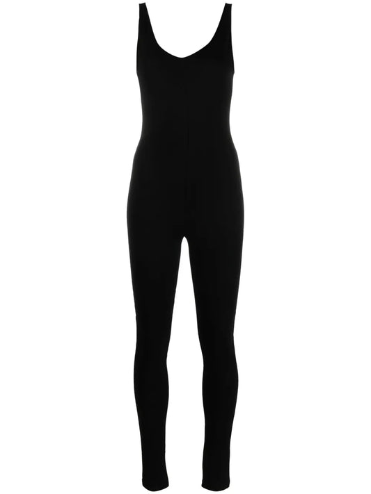 Scoop-Neck Sleeveless Jumpsuit