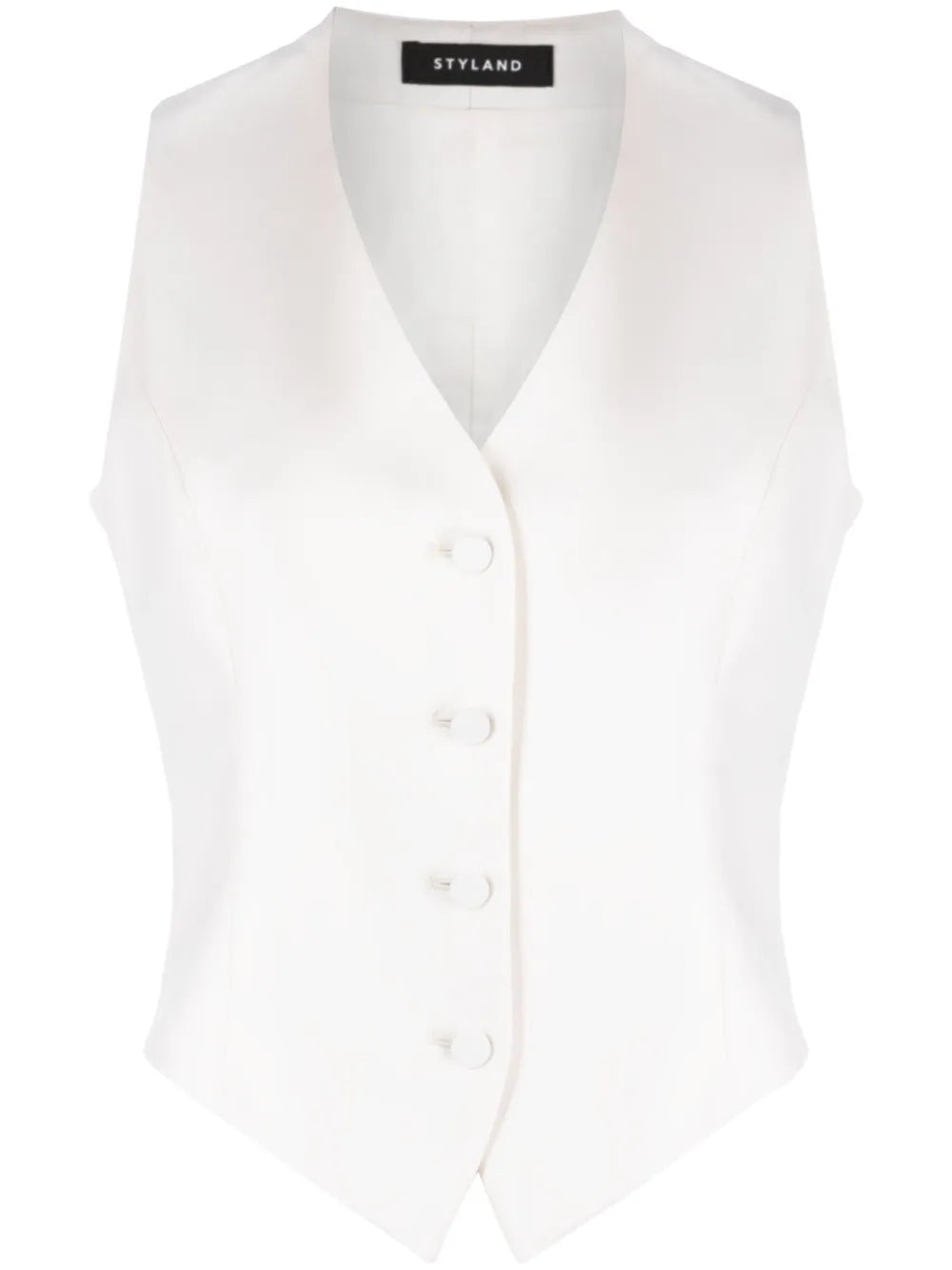 Organic Wool Buttoned-Up Waistcoat
