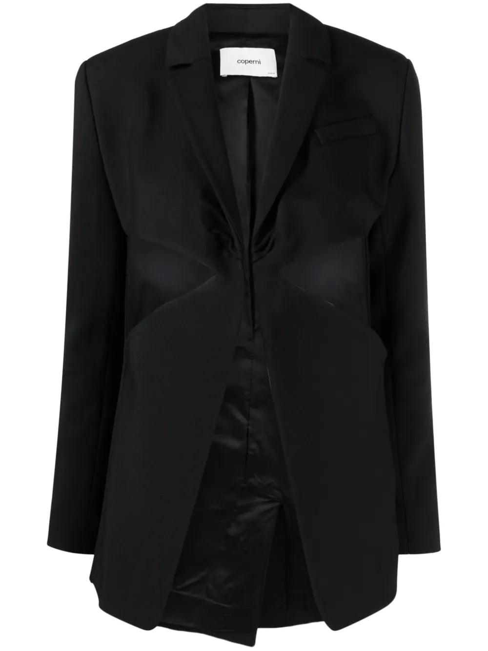 Twisted Cut-Out Blazer