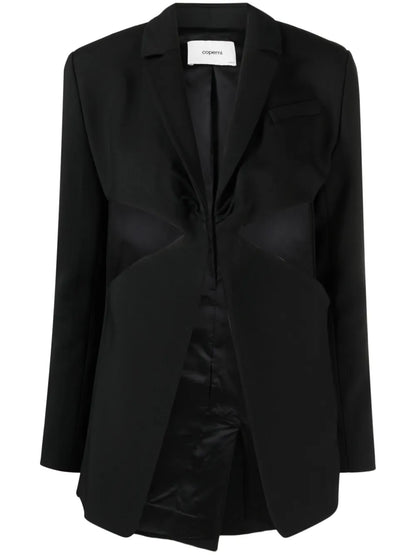 Twisted Cut-Out Blazer