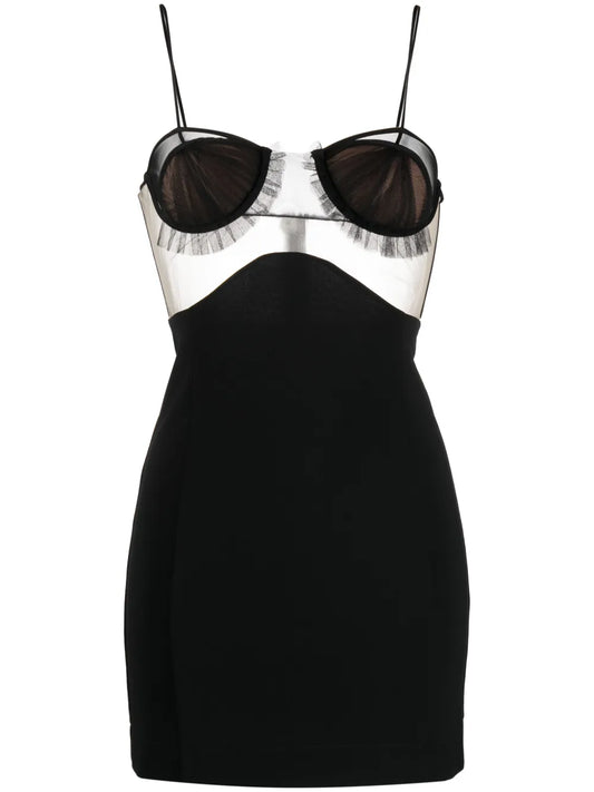 Panelled Bustier Minidress