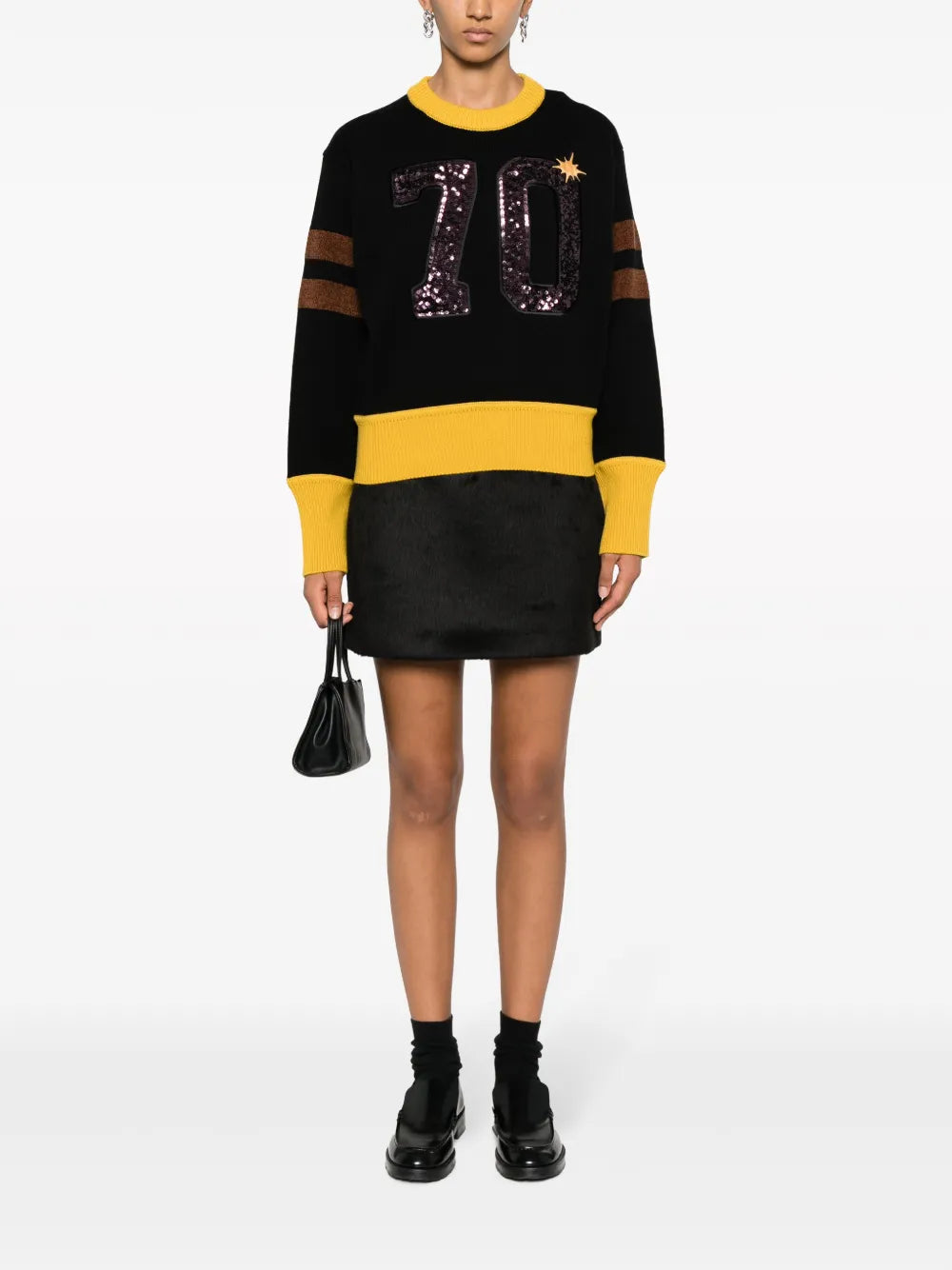 Logo-Embroidered Crew-Neck Jumper