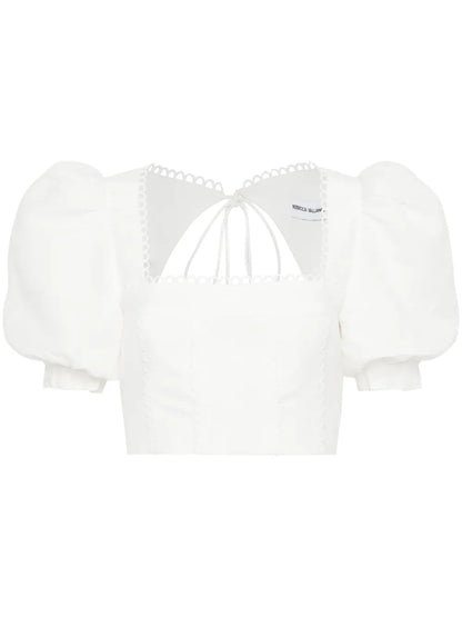 Giovanni Puff-Sleeve Top