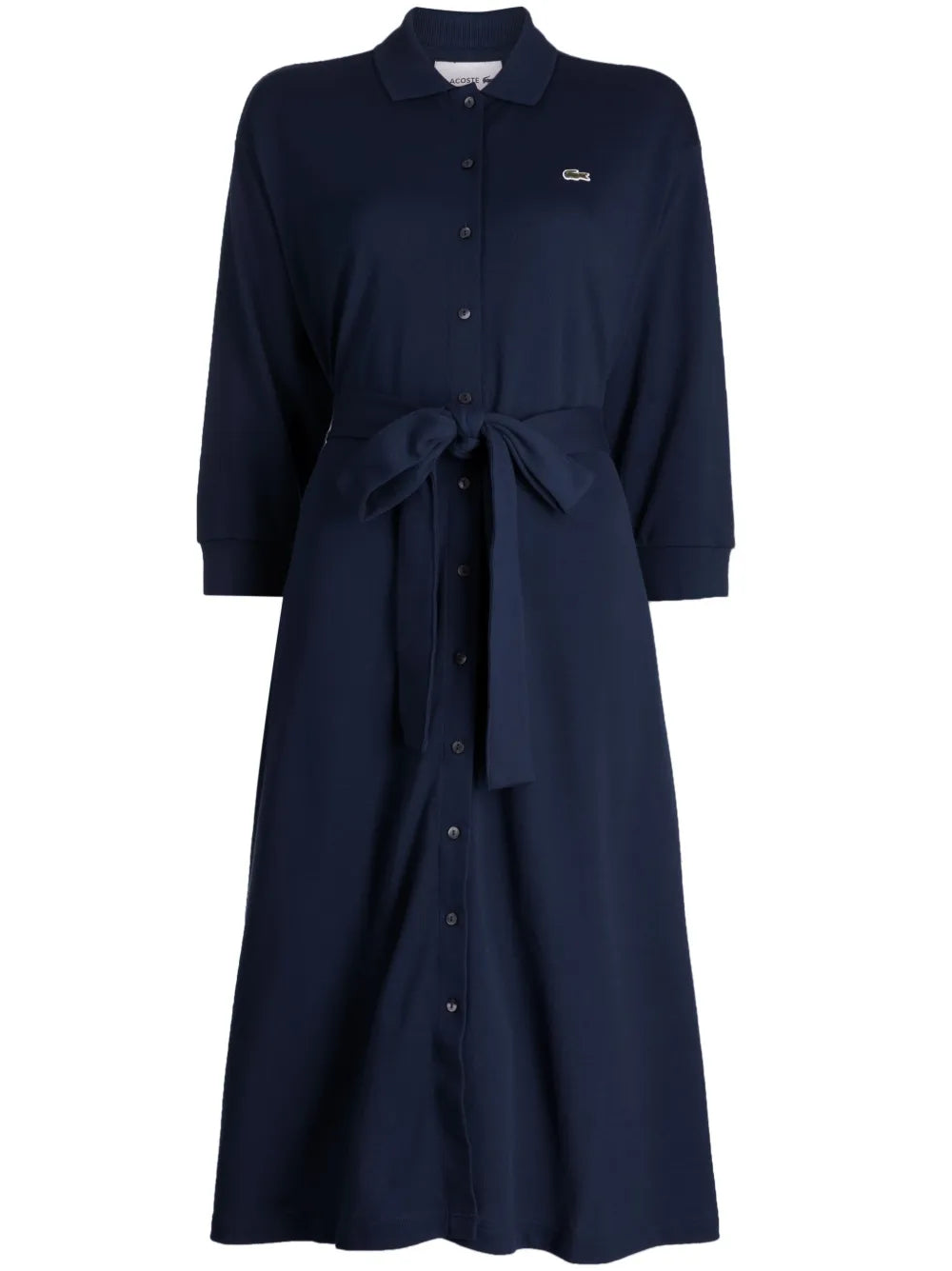 Logo-Appliqué Cotton Dress