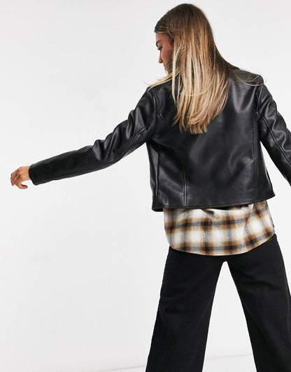 Ultimate Faux Leather Biker Jacket