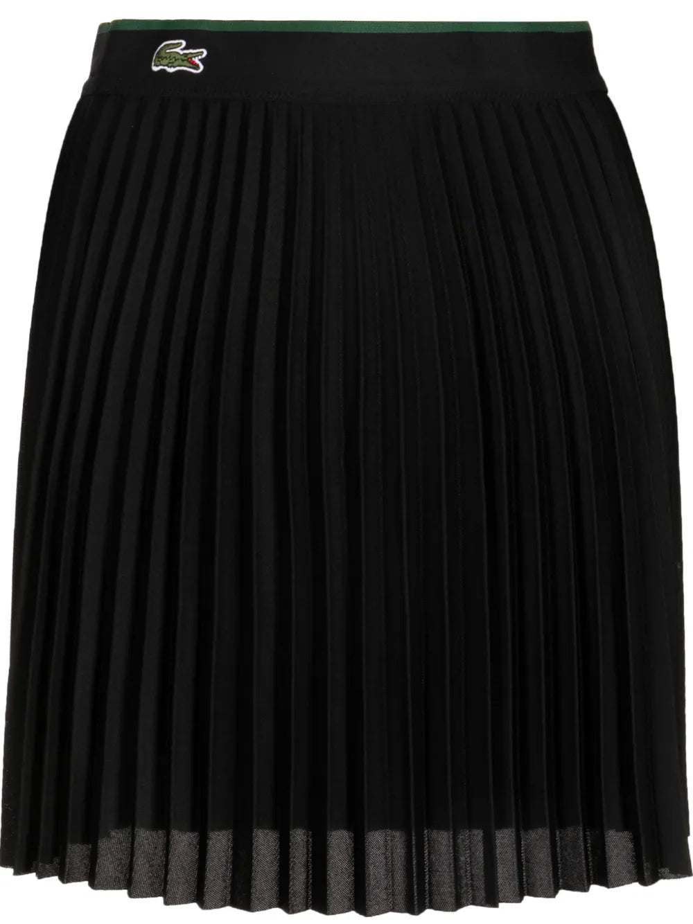Logo-Embroidered Elasticated Pleated Miniskirt