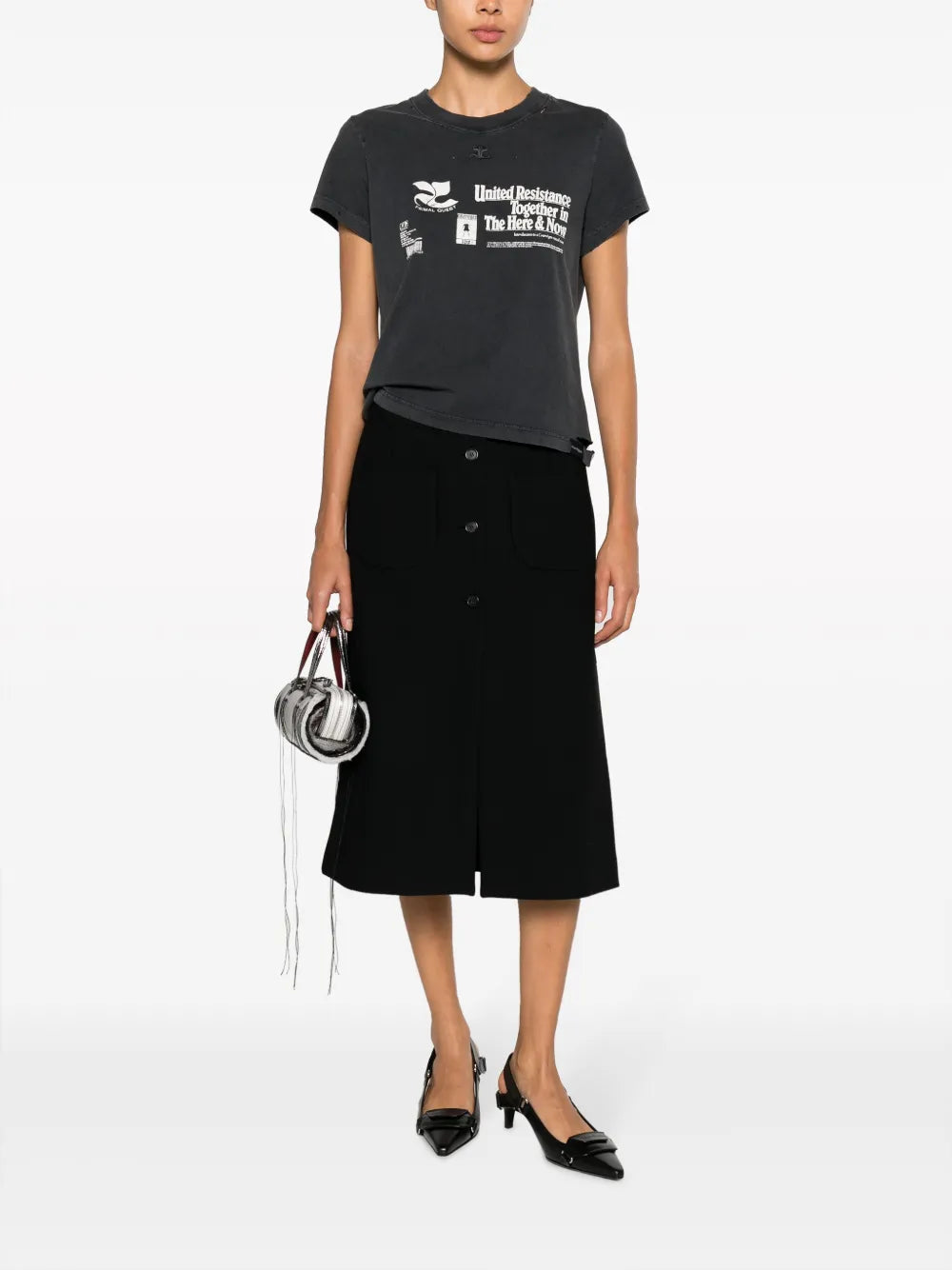 Resistance Destroyed Cotton T-Shirt