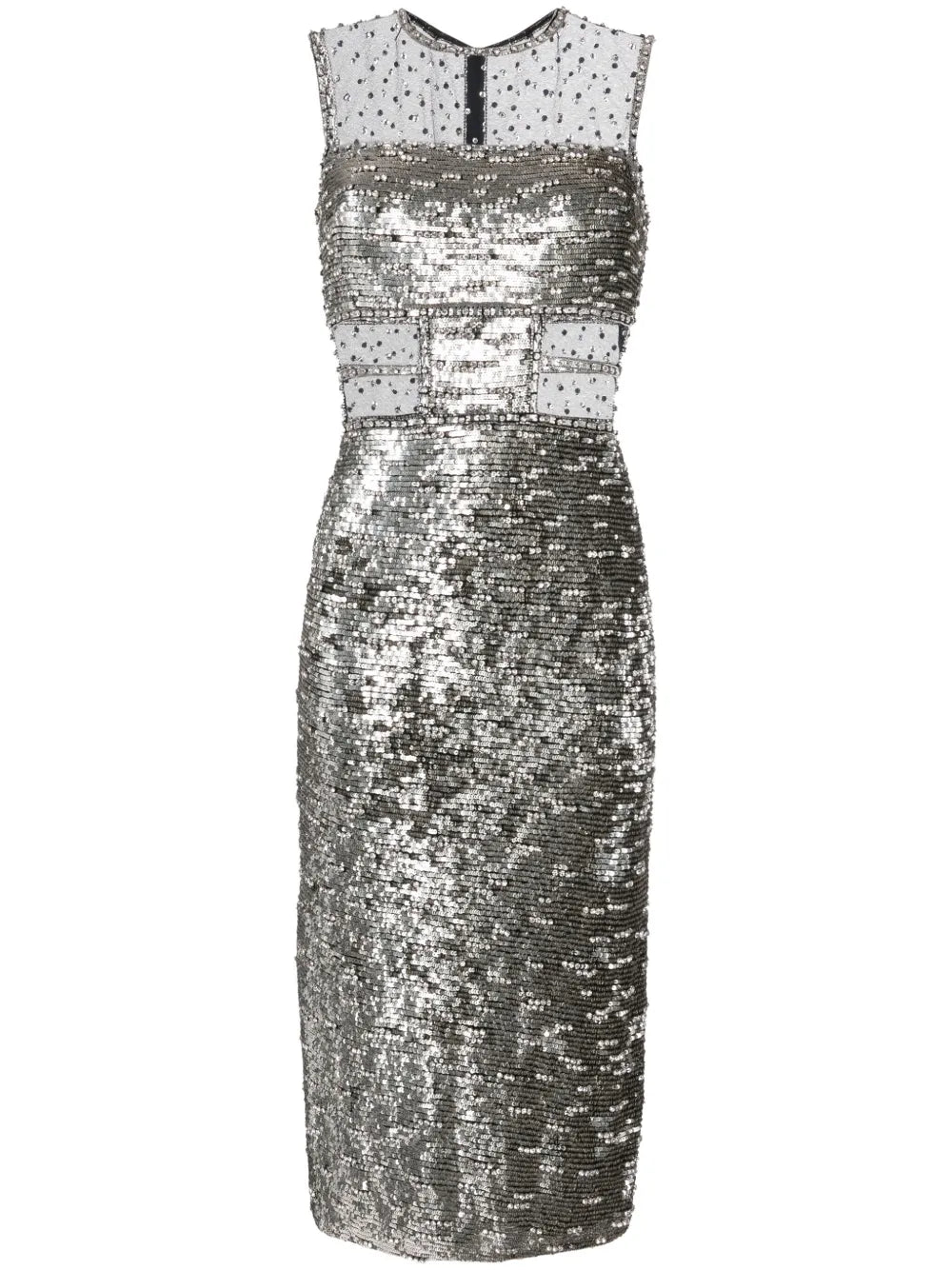 Nixie Sequin-Embellished Midi Dress
