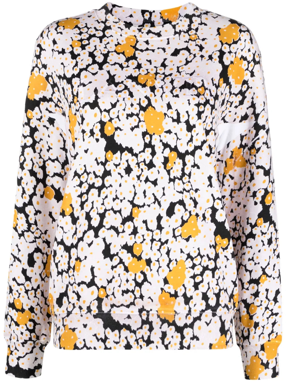 Floral-Print Cotton Sweatshirt