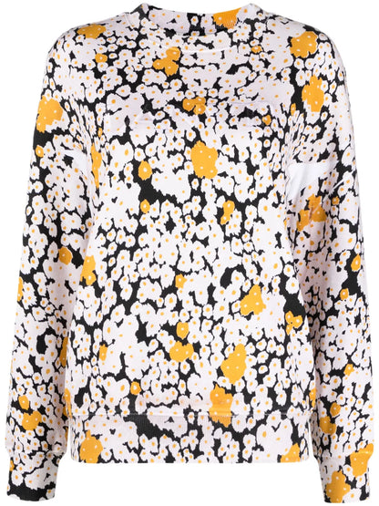 Floral-Print Cotton Sweatshirt