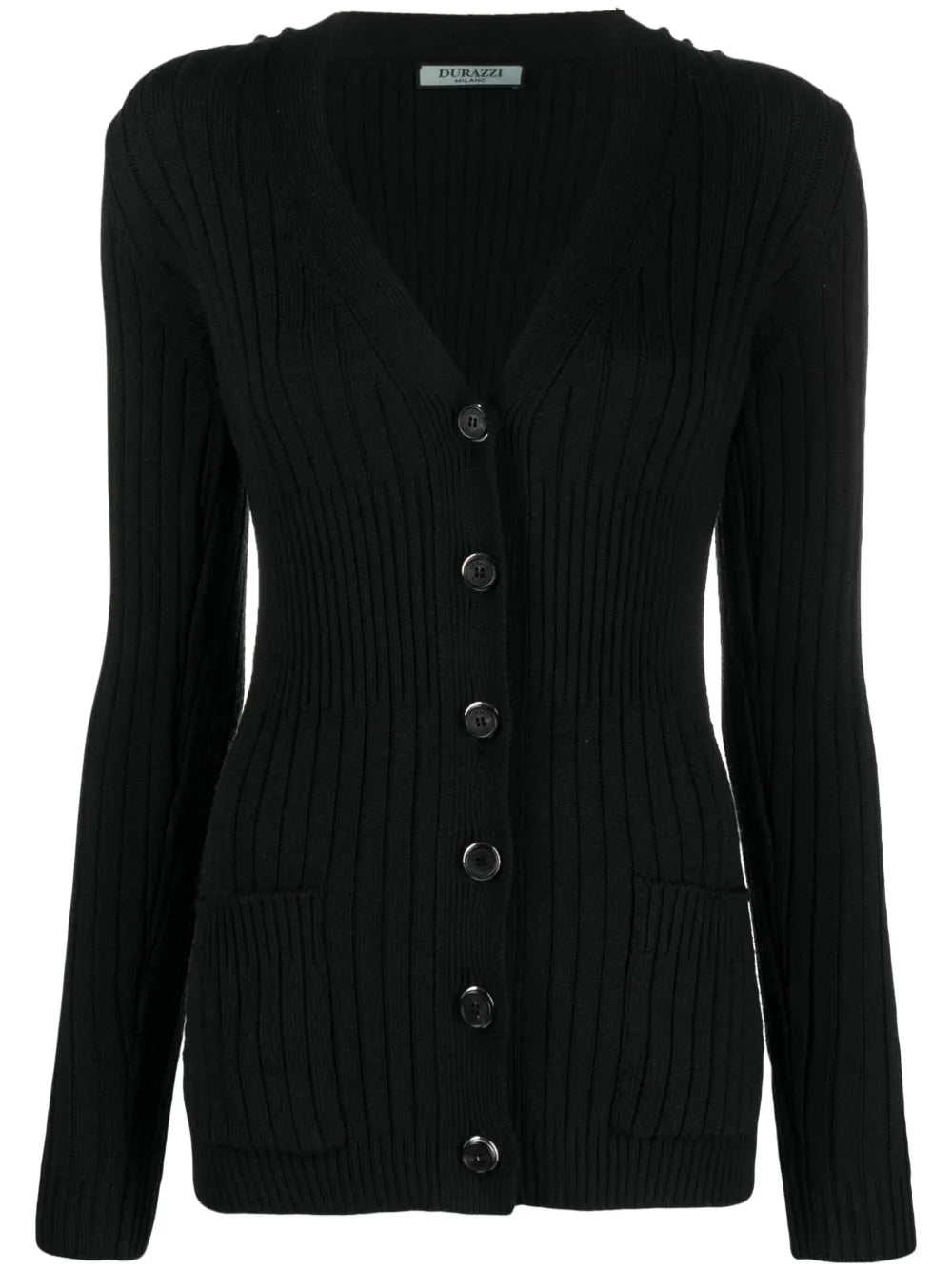V-Neck Wool Cardigan