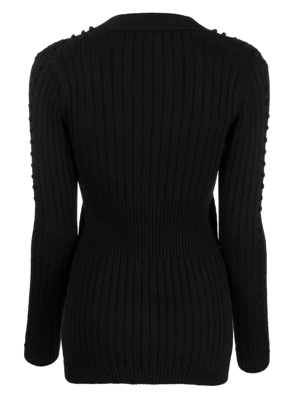 V-Neck Wool Cardigan