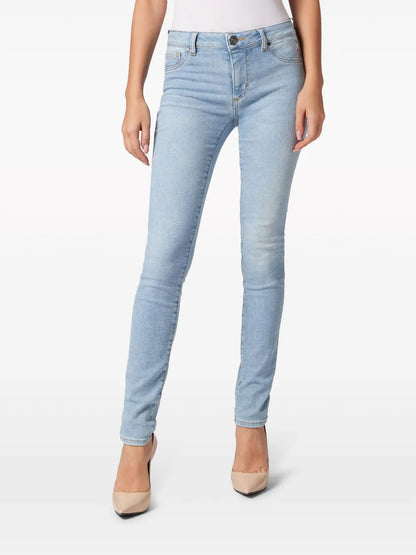 Mid-Rise Skinny-Cut Jeans