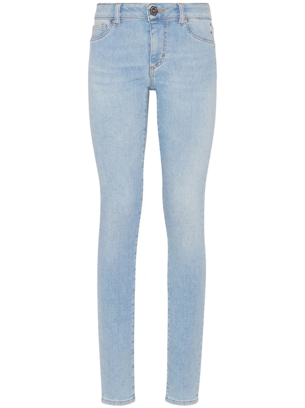 Mid-Rise Skinny-Cut Jeans