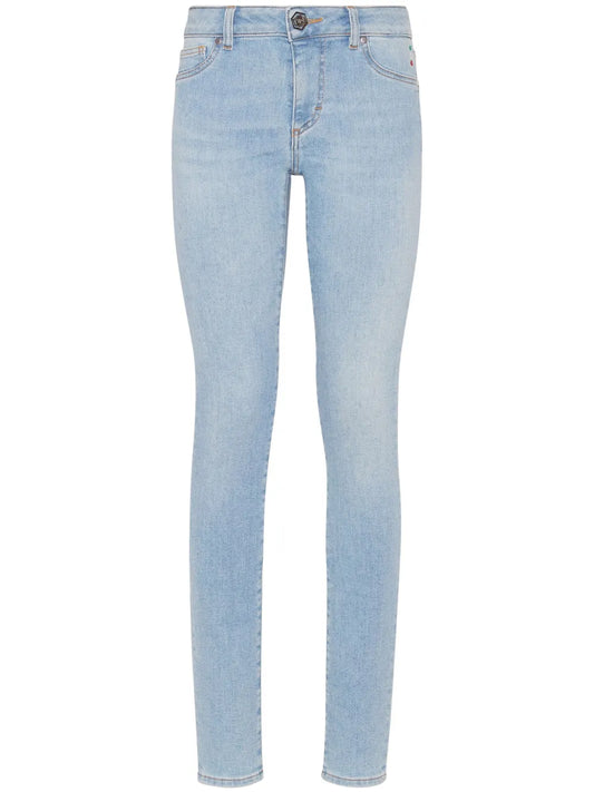 Mid-Rise Skinny-Cut Jeans