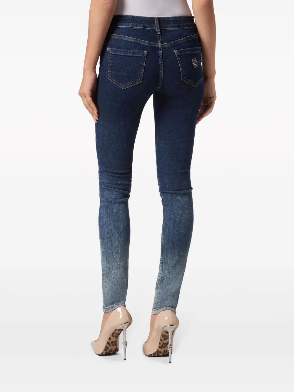 Logo-Appliqué Skinny Jeans