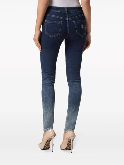 Logo-Appliqué Skinny Jeans