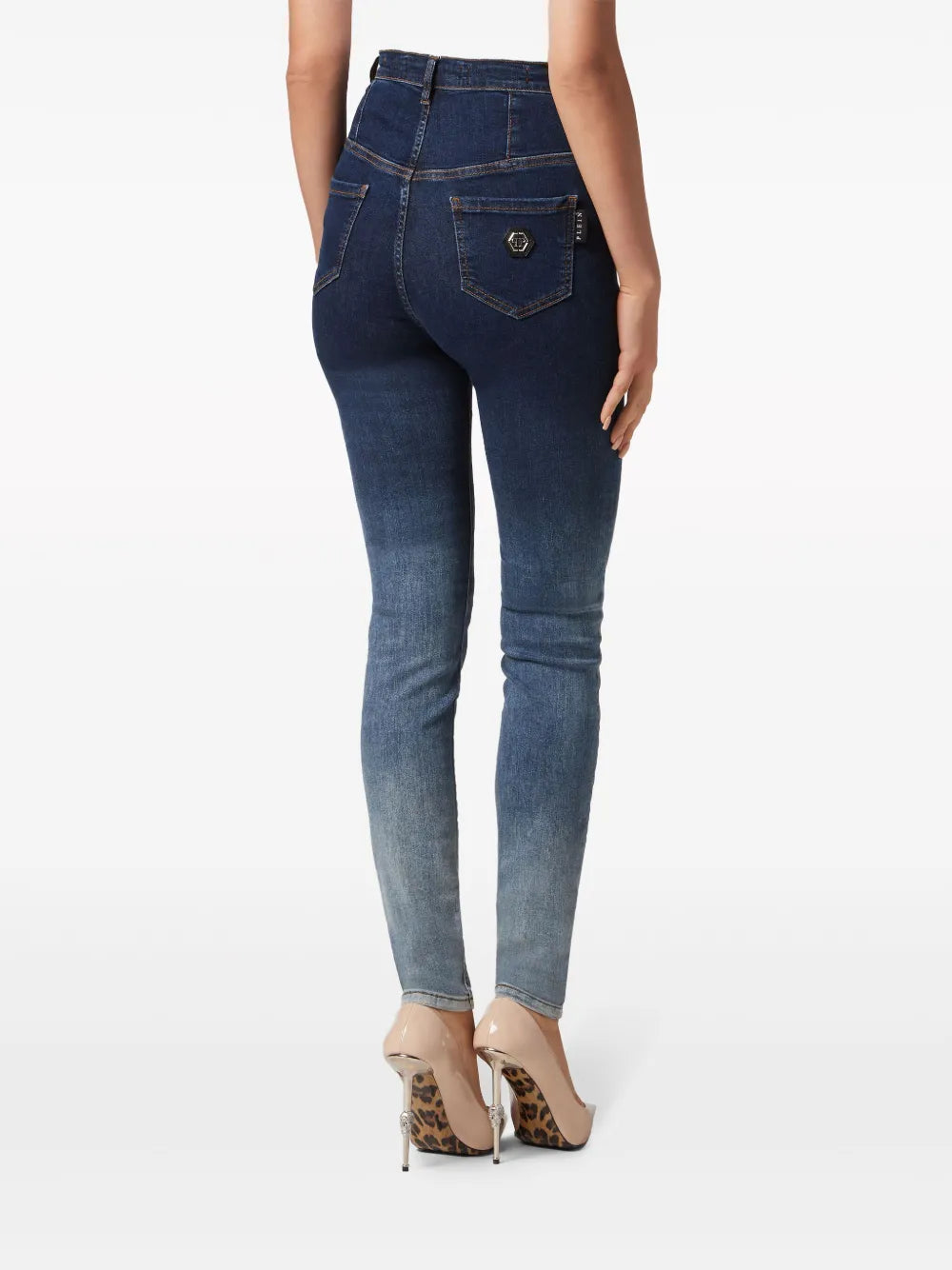 High-Waist Skinny Jeans