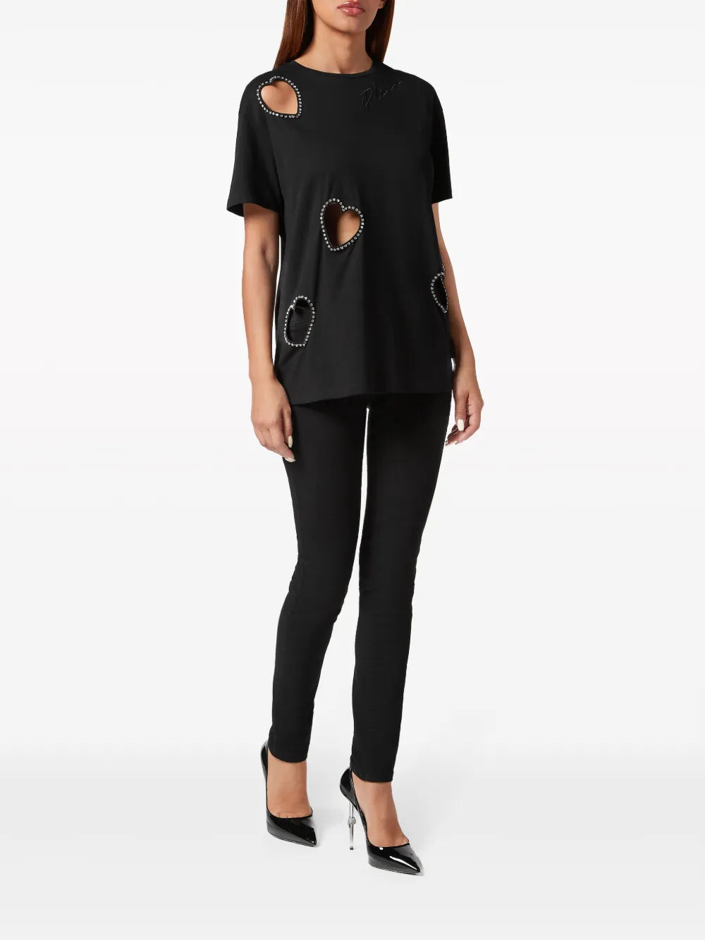 Logo-Patch Cotton T-Shirt