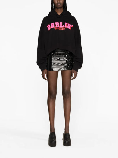 Darlin' Logo-Print Cotton Hoodie