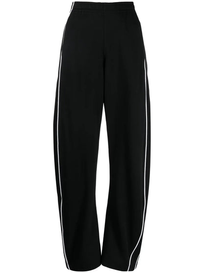 Side-Stripe Cotton Track Pants