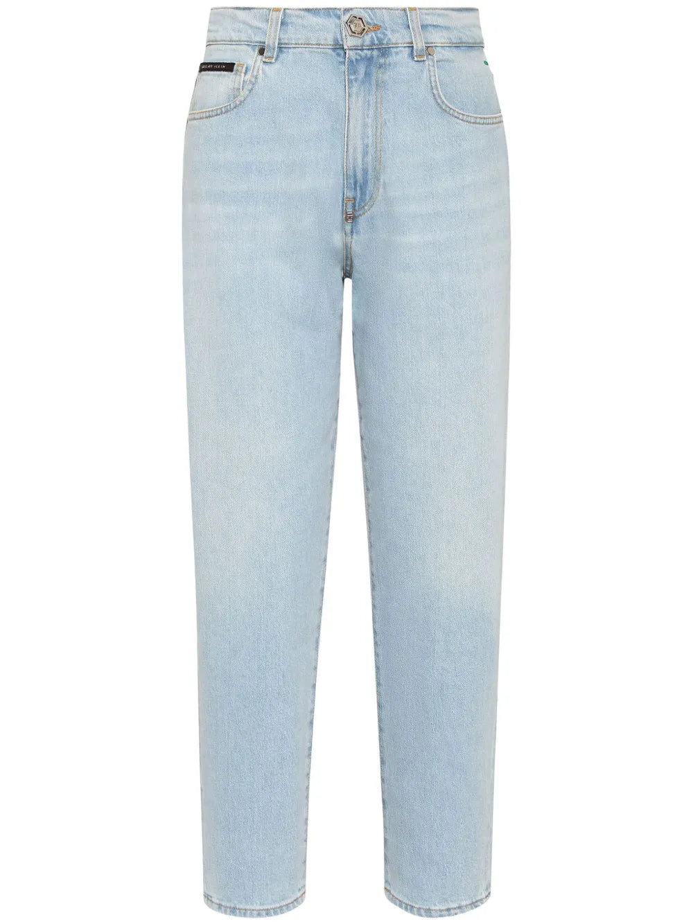 High-Rise Straight-Leg Jeans