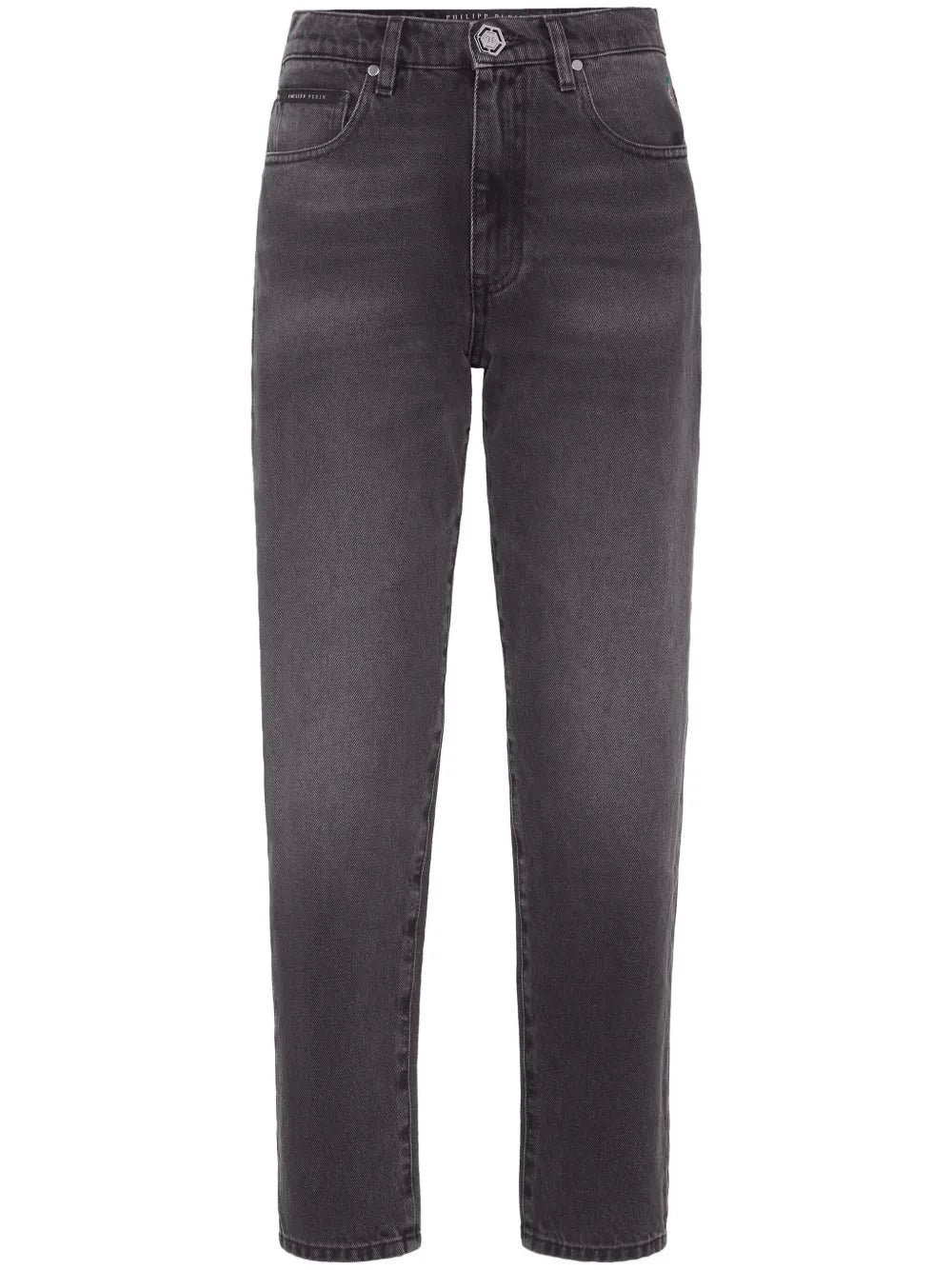 High-Rise Straight-Leg Jeans