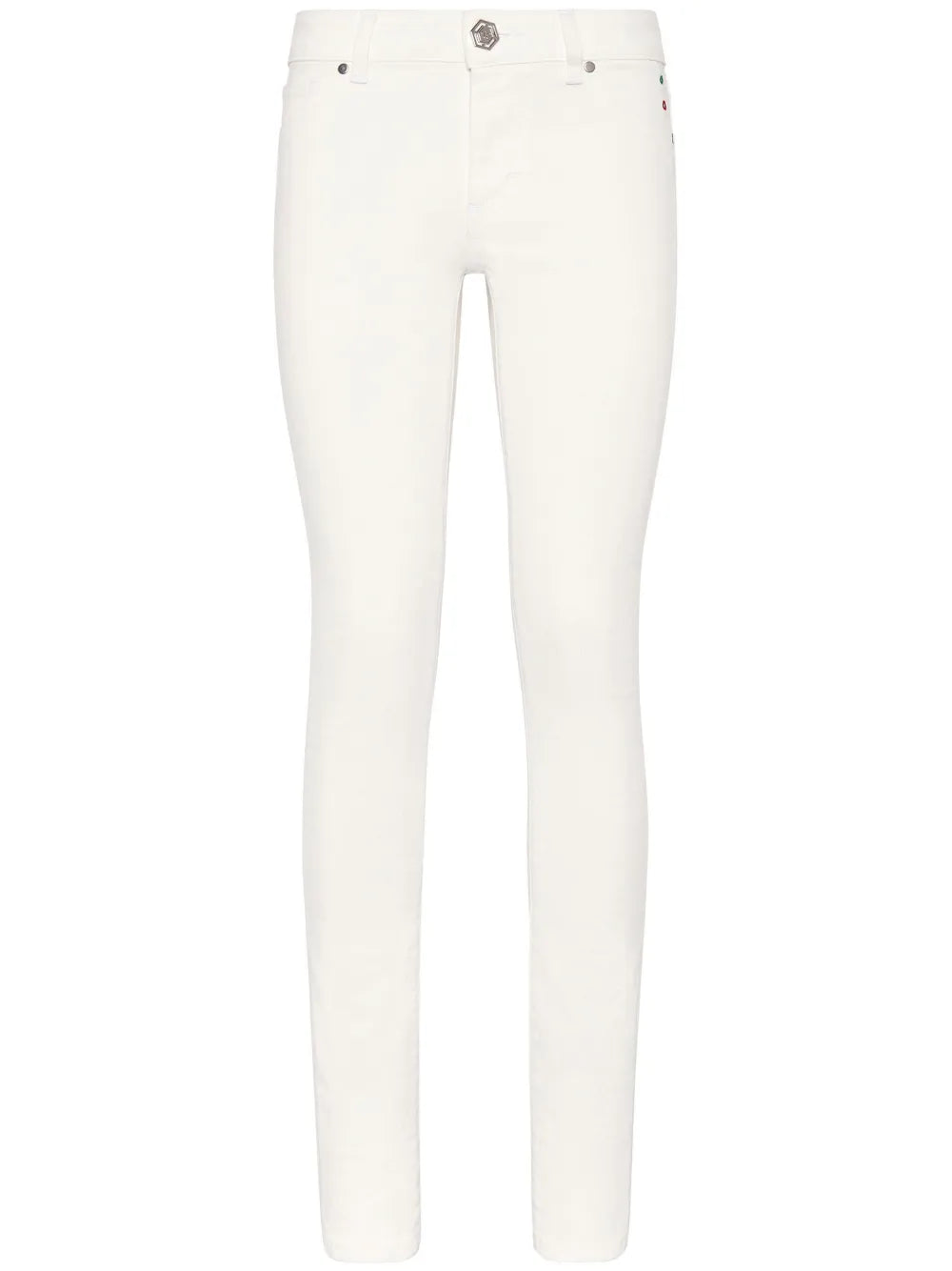 Logo-Buttoned Jeggings