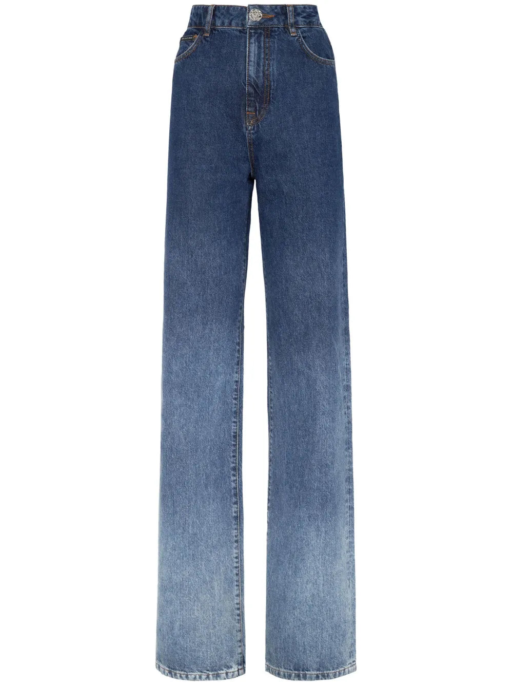 Gradient-Effect High-Rise Jeans