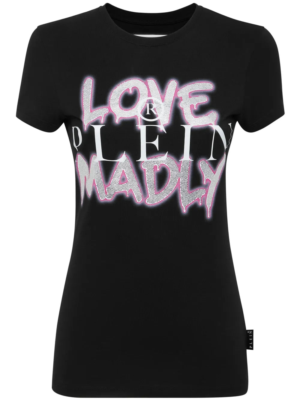 Sexy Pure Crystals-Embellished T-Shirt