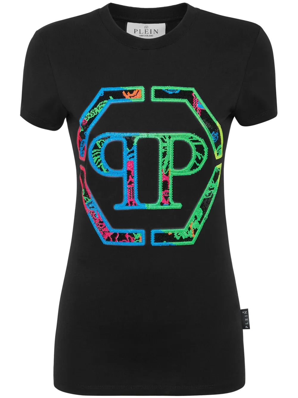 Sexy Pure Rhinestone-Embellished T-Shirt
