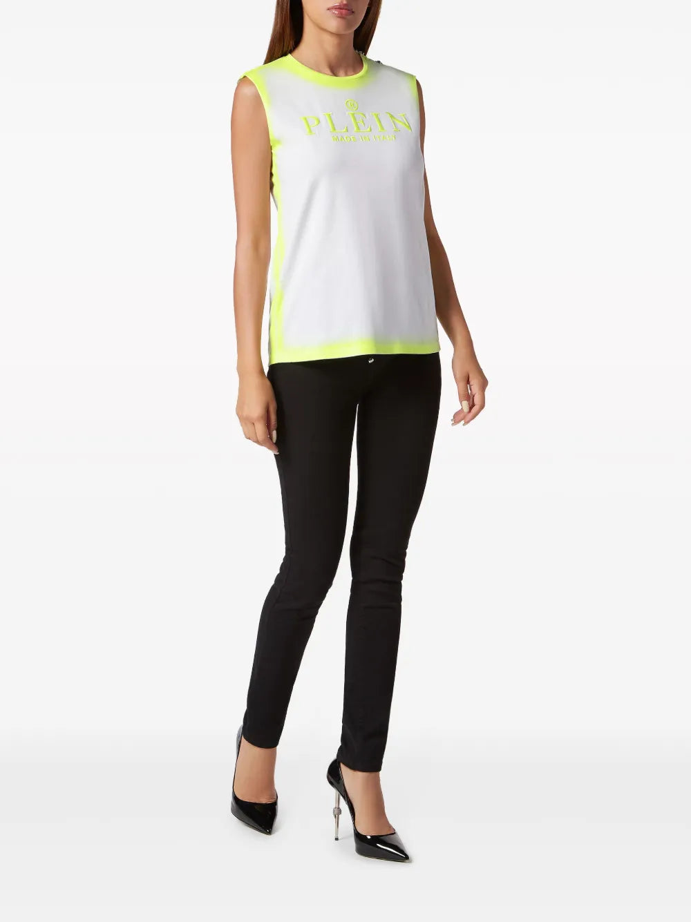Logo-Embroidered Cotton Tank Top