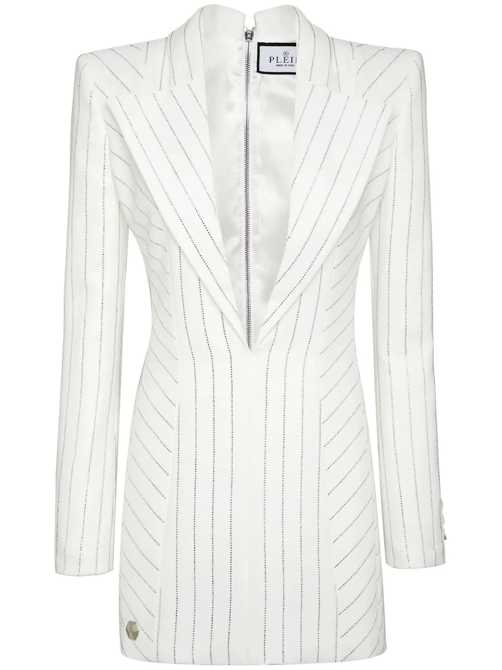 Crystal-Embellished Mini Dress