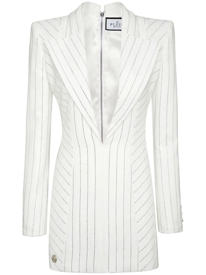 Crystal-Embellished Mini Dress