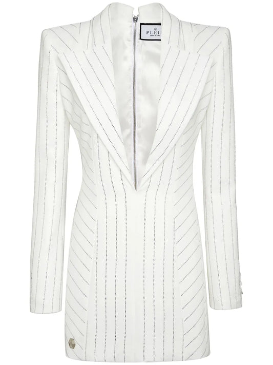 Crystal-Embellished Mini Dress