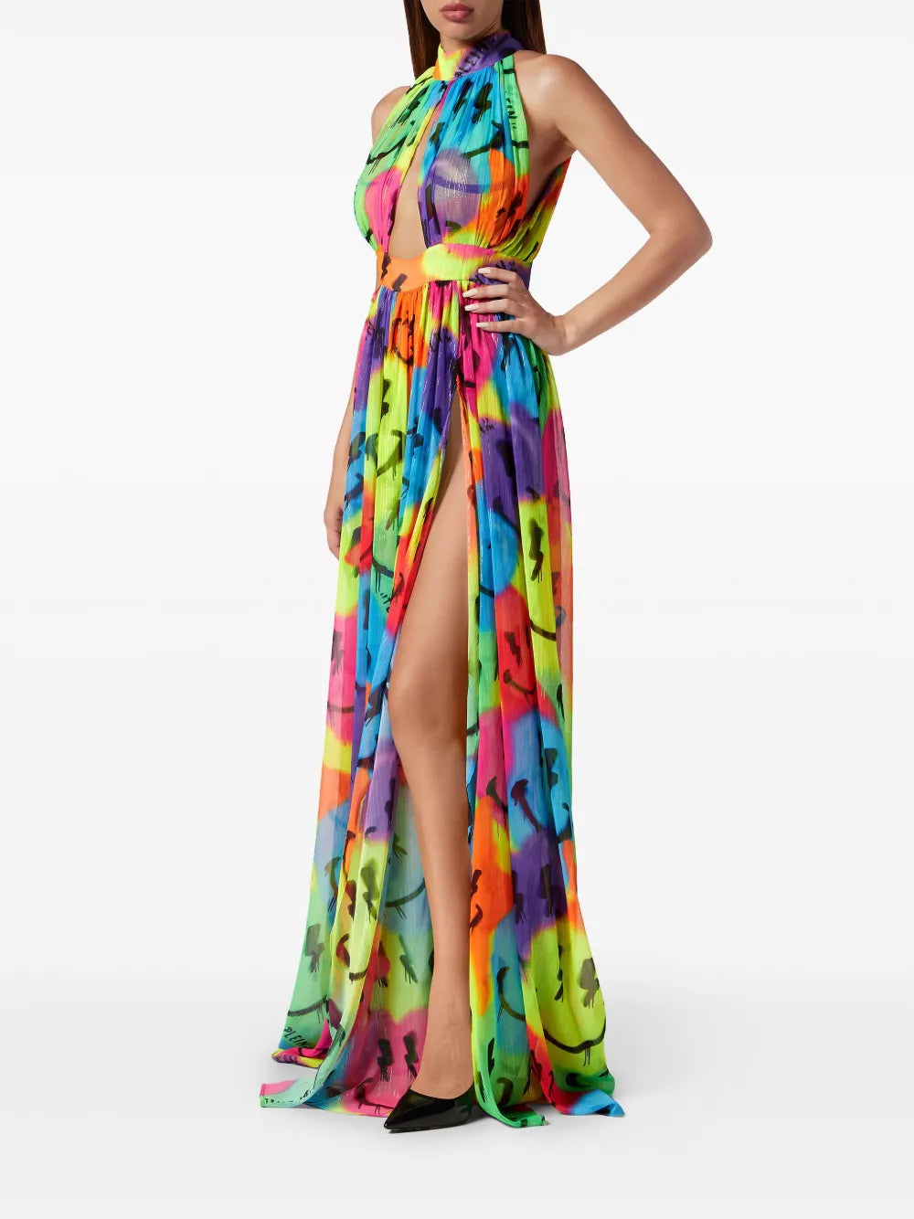 Smile Chiffon Maxi Dress