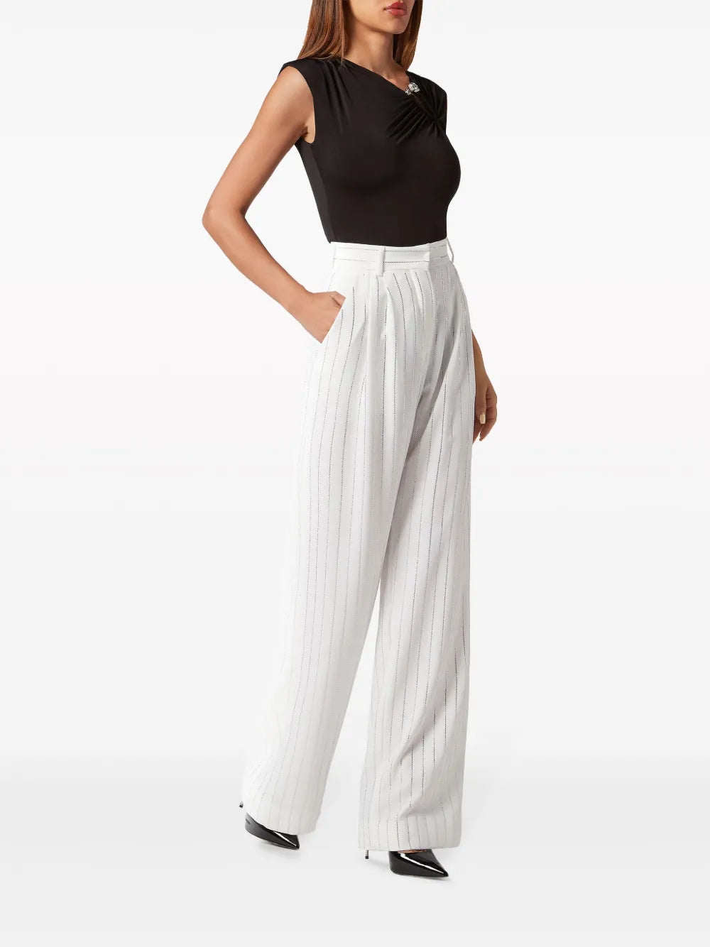 Striped Tailored Trousers