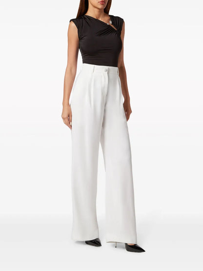 High-Waisted Tailored Trousers