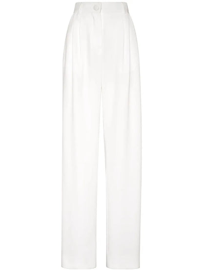 High-Waisted Tailored Trousers