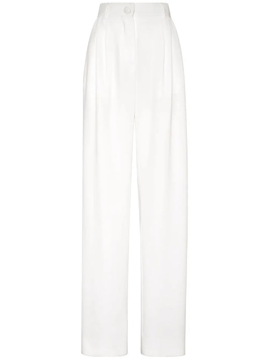 High-Waisted Tailored Trousers