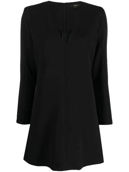 Loguette V-Neck Minidress