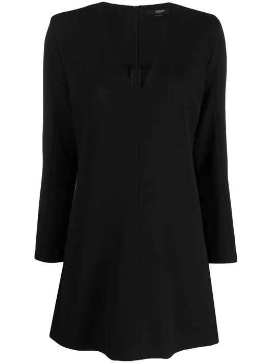 Loguette V-Neck Minidress