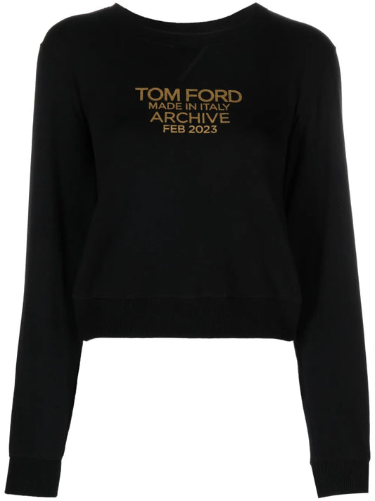 Logo-Print Cotton Sweatshirt