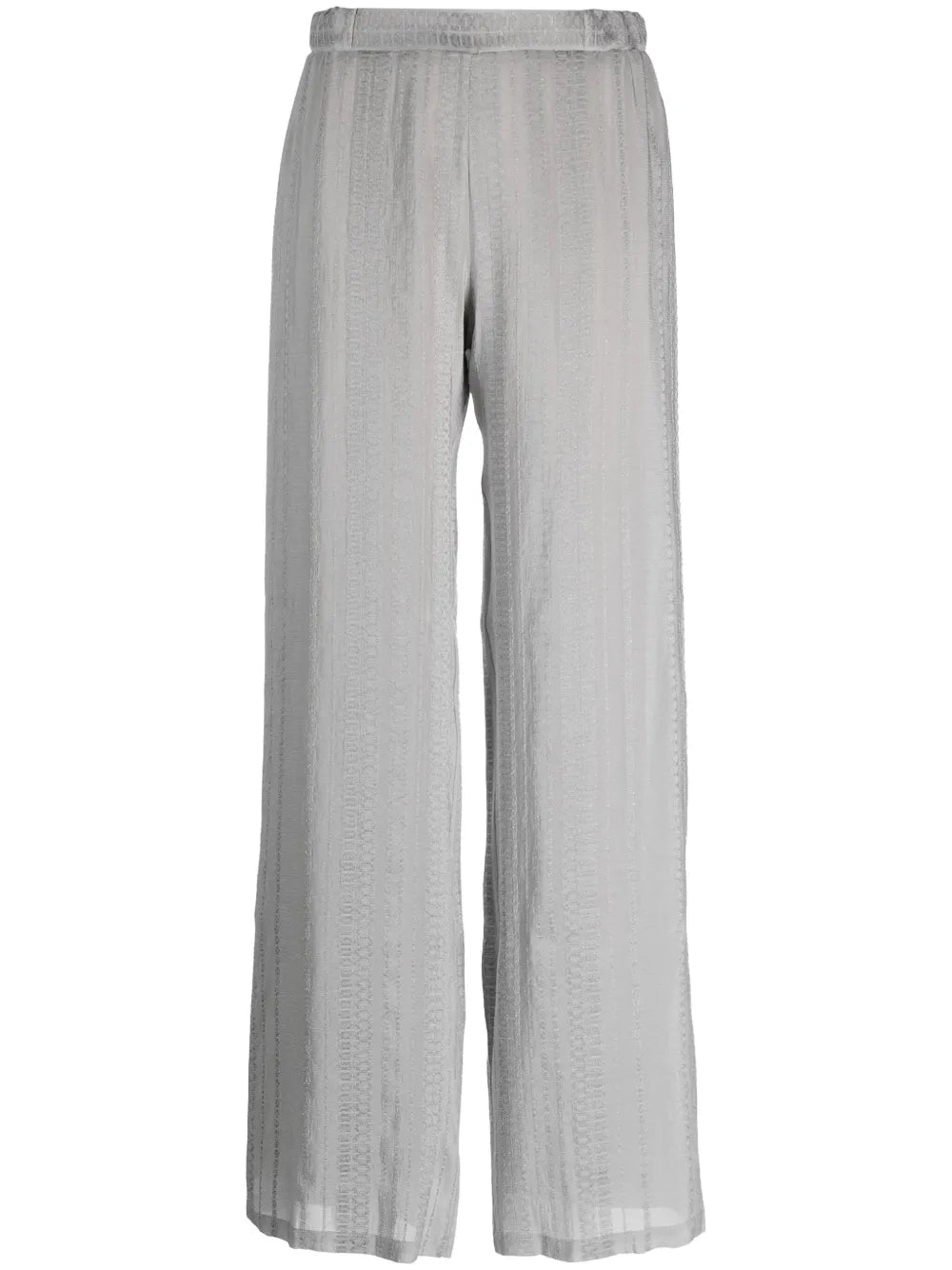 High-Waisted Wide-Leg Trousers