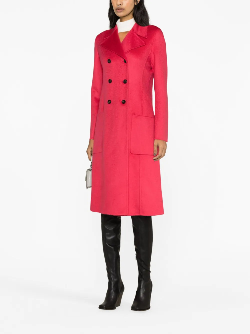 Double-Breasted Cashmere Coat