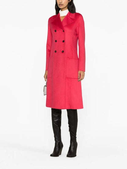 Double-Breasted Cashmere Coat