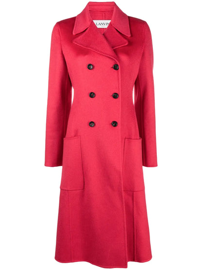 Double-Breasted Cashmere Coat